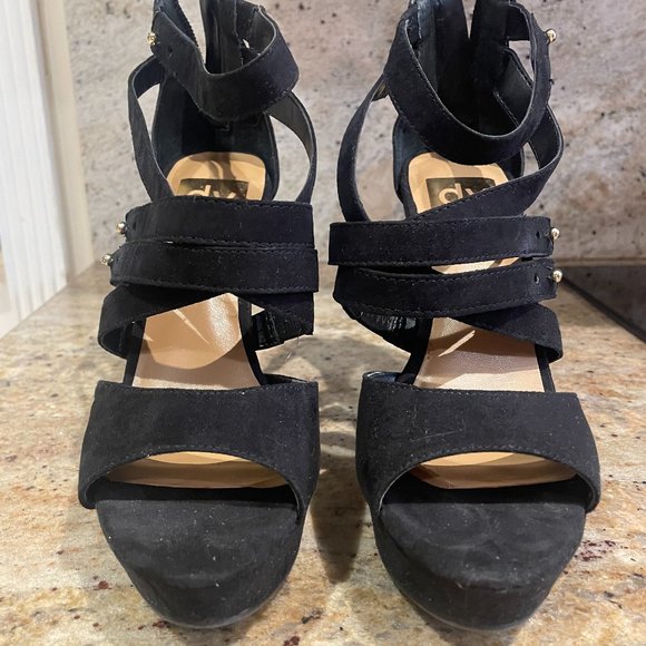 Dolce Vita Black High Heels Size 5 - Picture 1 of 3